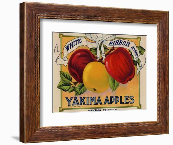 Warshaw Collection of Business Americana Food; Fruit Crate Labels, Yakima Horticultural Union-null-Framed Art Print