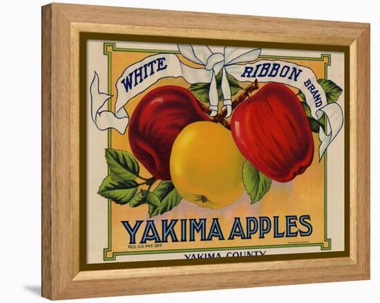 Warshaw Collection of Business Americana Food; Fruit Crate Labels, Yakima Horticultural Union-null-Framed Stretched Canvas