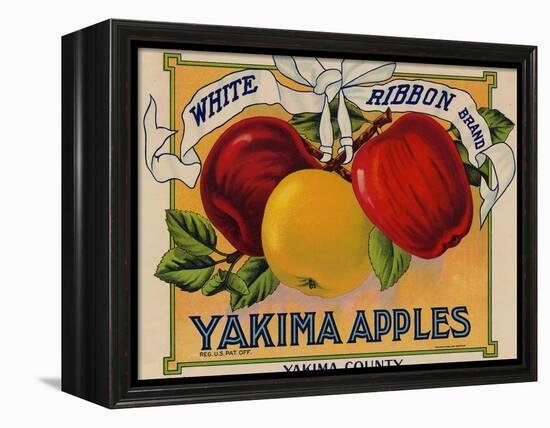 Warshaw Collection of Business Americana Food; Fruit Crate Labels, Yakima Horticultural Union-null-Framed Stretched Canvas