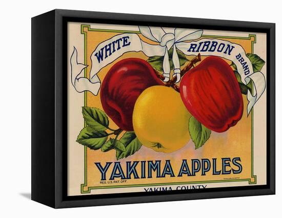 Warshaw Collection of Business Americana Food; Fruit Crate Labels, Yakima Horticultural Union-null-Framed Stretched Canvas