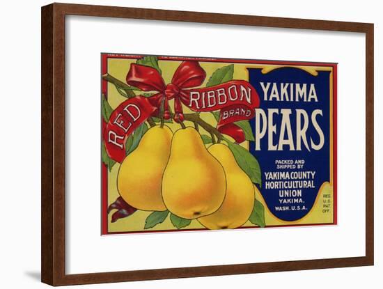 Warshaw Collection of Business Americana Food; Fruit Crate Labels, Yakima Horticultural Union-null-Framed Art Print