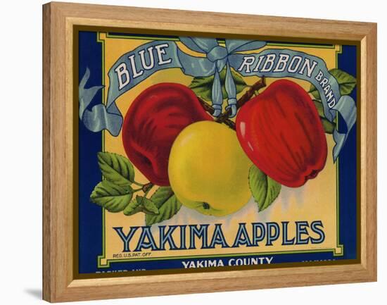 Warshaw Collection of Business Americana Food; Fruit Crate Labels, Yakima Horticultural Union-null-Framed Stretched Canvas
