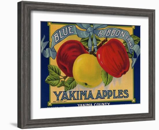 Warshaw Collection of Business Americana Food; Fruit Crate Labels, Yakima Horticultural Union-null-Framed Art Print