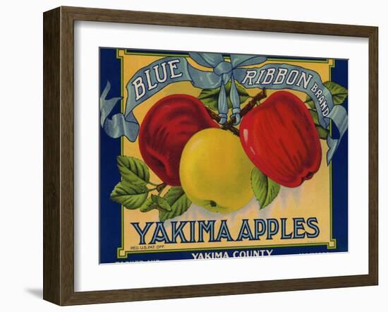 Warshaw Collection of Business Americana Food; Fruit Crate Labels, Yakima Horticultural Union-null-Framed Art Print