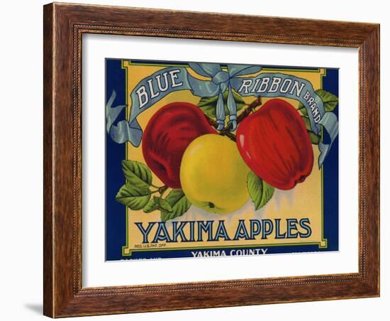 Warshaw Collection of Business Americana Food; Fruit Crate Labels, Yakima Horticultural Union-null-Framed Art Print