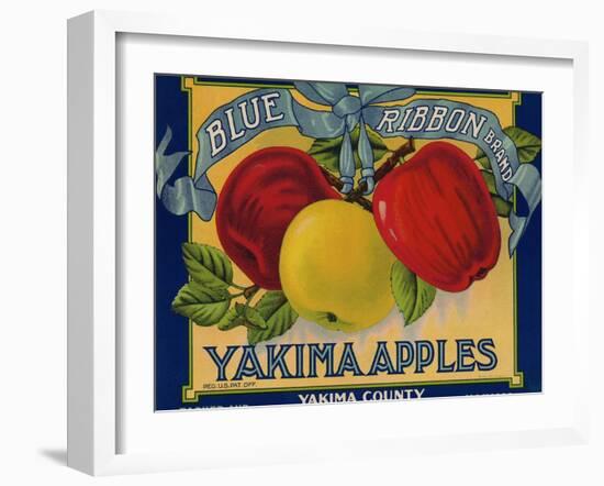 Warshaw Collection of Business Americana Food; Fruit Crate Labels, Yakima Horticultural Union-null-Framed Art Print