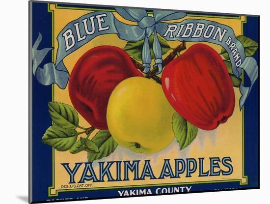 Warshaw Collection of Business Americana Food; Fruit Crate Labels, Yakima Horticultural Union-null-Mounted Art Print