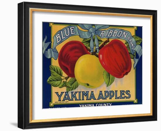 Warshaw Collection of Business Americana Food; Fruit Crate Labels, Yakima Horticultural Union-null-Framed Art Print