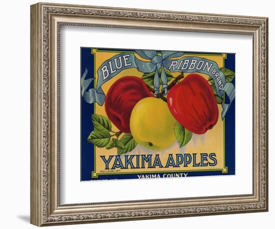 Warshaw Collection of Business Americana Food; Fruit Crate Labels, Yakima Horticultural Union-null-Framed Art Print