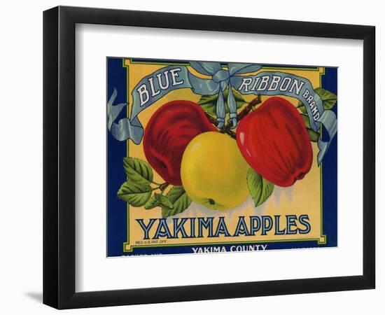 Warshaw Collection of Business Americana Food; Fruit Crate Labels, Yakima Horticultural Union-null-Framed Art Print