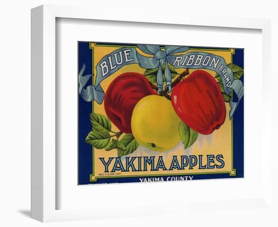 Warshaw Collection of Business Americana Food; Fruit Crate Labels, Yakima Horticultural Union-null-Framed Art Print