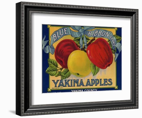 Warshaw Collection of Business Americana Food; Fruit Crate Labels, Yakima Horticultural Union-null-Framed Art Print