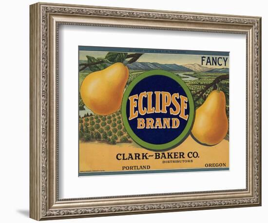 Warshaw Collection of Business Americana Food; Fruit Crate Labels-null-Framed Art Print