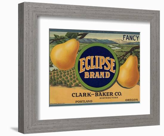 Warshaw Collection of Business Americana Food; Fruit Crate Labels-null-Framed Art Print