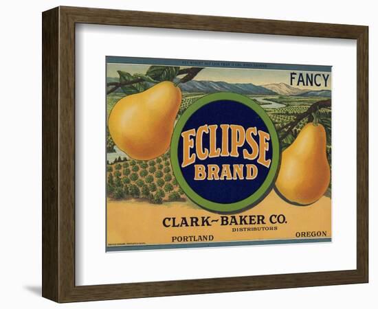 Warshaw Collection of Business Americana Food; Fruit Crate Labels-null-Framed Art Print