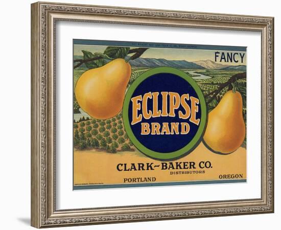 Warshaw Collection of Business Americana Food; Fruit Crate Labels-null-Framed Art Print