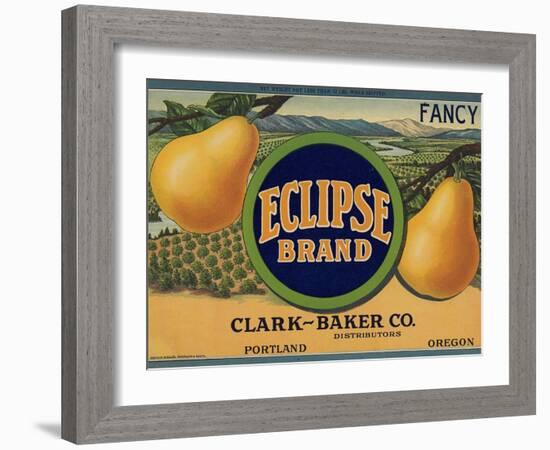 Warshaw Collection of Business Americana Food; Fruit Crate Labels-null-Framed Art Print