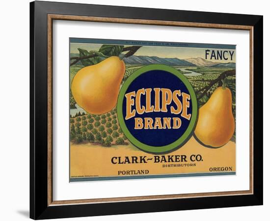 Warshaw Collection of Business Americana Food; Fruit Crate Labels-null-Framed Art Print