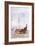 Warship at the Time of King Alfred, 1915-William Lionel Wyllie-Framed Giclee Print