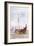 Warship at the Time of King Alfred, 1915-William Lionel Wyllie-Framed Giclee Print