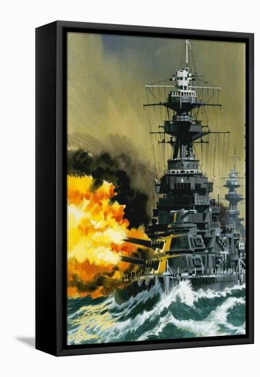 Warship-Wilf Hardy-Framed Premier Image Canvas