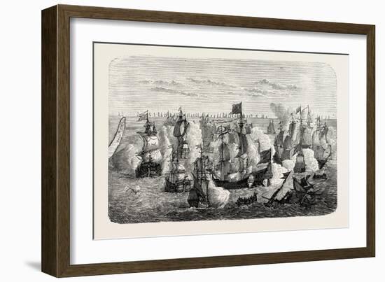 Warships of the Commencement of the 15th Century-null-Framed Giclee Print