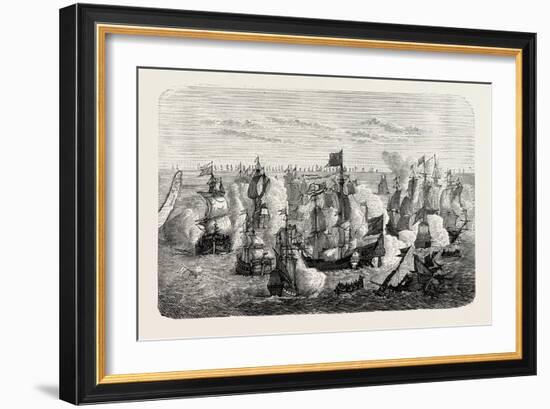 Warships of the Commencement of the 15th Century-null-Framed Giclee Print