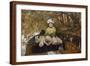 Wartende (auch: Im Schatten). Waiting (also known as in the Shadows)-James Jacques Tissot-Framed Giclee Print