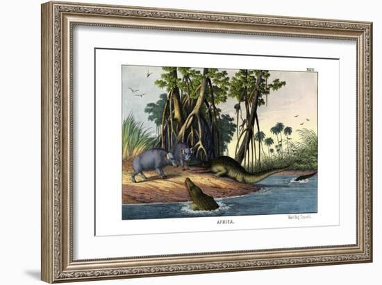 Warthog, 1860-null-Framed Giclee Print