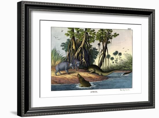 Warthog, 1860-null-Framed Giclee Print