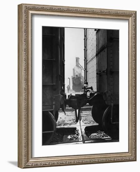 Wartime Railroad: Yemassee Junction Crossover, Atlantic Coast Line, Charleston and Western Carolina-Alfred Eisenstaedt-Framed Photographic Print