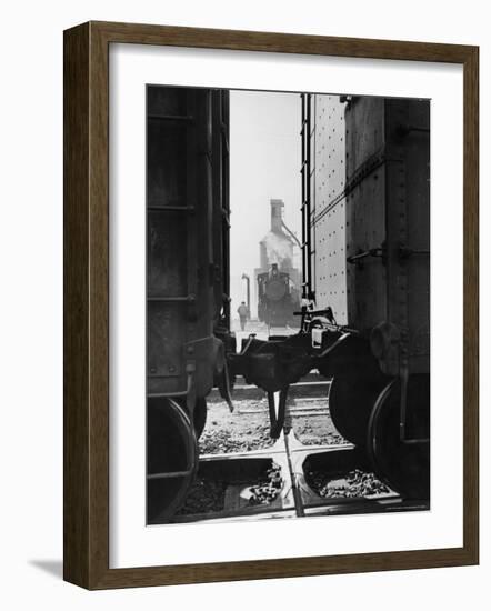 Wartime Railroad: Yemassee Junction Crossover, Atlantic Coast Line, Charleston and Western Carolina-Alfred Eisenstaedt-Framed Photographic Print