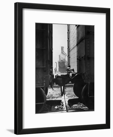 Wartime Railroad: Yemassee Junction Crossover, Atlantic Coast Line, Charleston and Western Carolina-Alfred Eisenstaedt-Framed Photographic Print