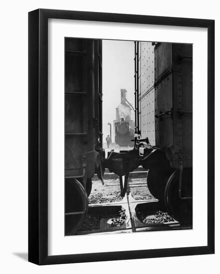 Wartime Railroad: Yemassee Junction Crossover, Atlantic Coast Line, Charleston and Western Carolina-Alfred Eisenstaedt-Framed Photographic Print