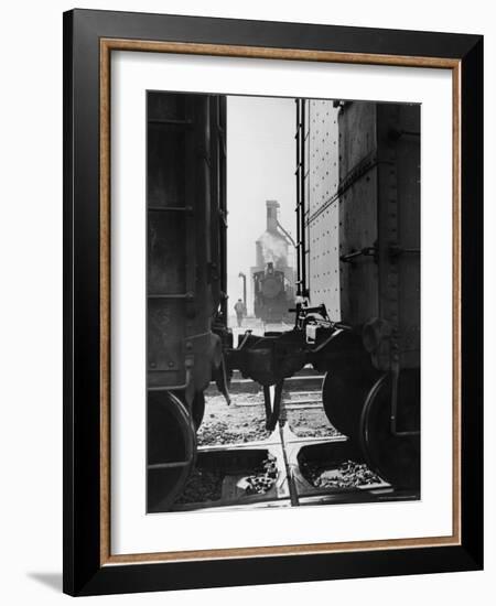 Wartime Railroad: Yemassee Junction Crossover, Atlantic Coast Line, Charleston and Western Carolina-Alfred Eisenstaedt-Framed Photographic Print