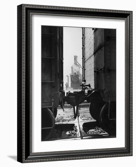 Wartime Railroad: Yemassee Junction Crossover, Atlantic Coast Line, Charleston and Western Carolina-Alfred Eisenstaedt-Framed Photographic Print