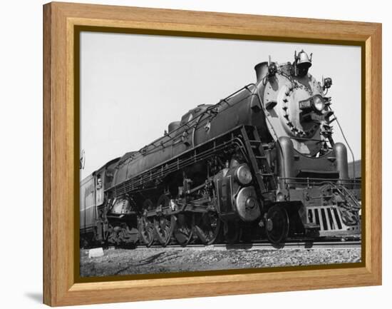 Wartime Railroading: Biggest Locomotive on the Atlantic Coast Line Pulls the Havana Special-Alfred Eisenstaedt-Framed Premier Image Canvas