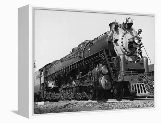 Wartime Railroading: Biggest Locomotive on the Atlantic Coast Line Pulls the Havana Special-Alfred Eisenstaedt-Framed Premier Image Canvas