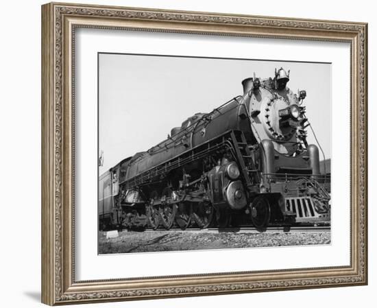 Wartime Railroading: Biggest Locomotive on the Atlantic Coast Line Pulls the Havana Special-Alfred Eisenstaedt-Framed Photographic Print