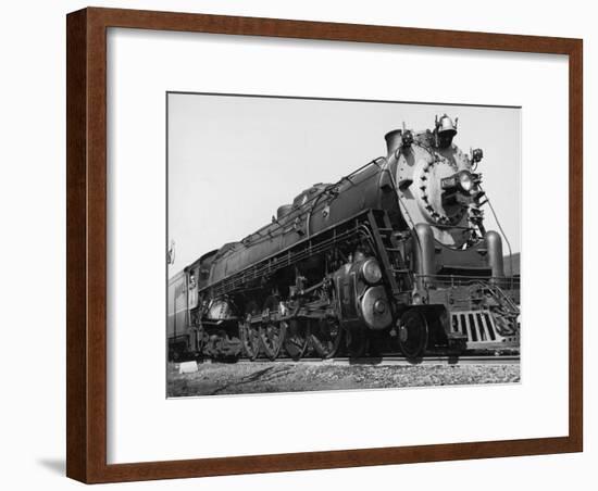 Wartime Railroading: Biggest Locomotive on the Atlantic Coast Line Pulls the Havana Special-Alfred Eisenstaedt-Framed Photographic Print