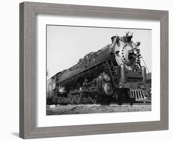 Wartime Railroading: Biggest Locomotive on the Atlantic Coast Line Pulls the Havana Special-Alfred Eisenstaedt-Framed Photographic Print