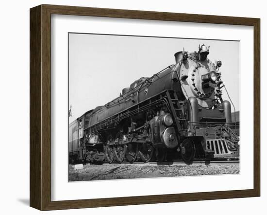 Wartime Railroading: Biggest Locomotive on the Atlantic Coast Line Pulls the Havana Special-Alfred Eisenstaedt-Framed Photographic Print