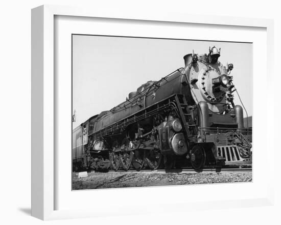 Wartime Railroading: Biggest Locomotive on the Atlantic Coast Line Pulls the Havana Special-Alfred Eisenstaedt-Framed Photographic Print