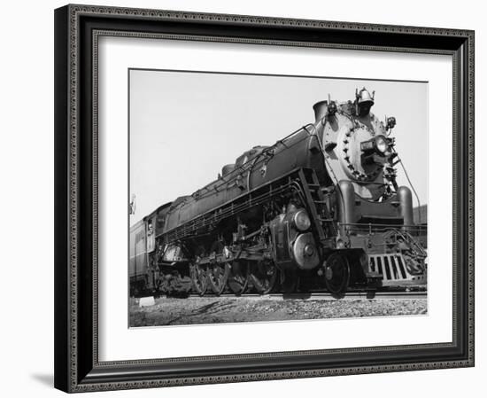 Wartime Railroading: Biggest Locomotive on the Atlantic Coast Line Pulls the Havana Special-Alfred Eisenstaedt-Framed Photographic Print