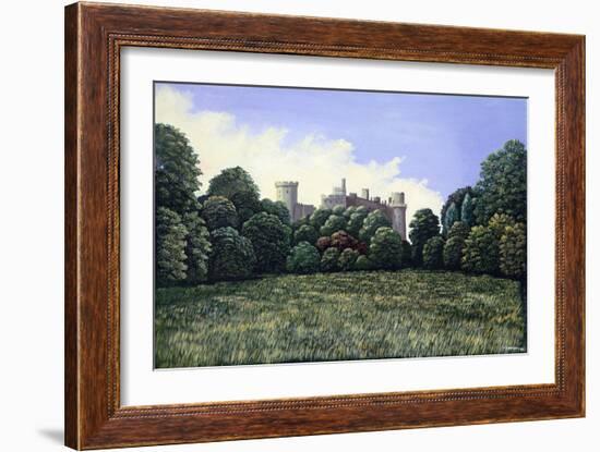 Warwick Castle, 1980 (Panel)-Liz Wright-Framed Giclee Print