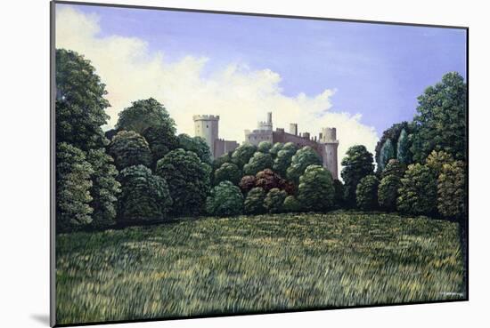 Warwick Castle, 1980 (Panel)-Liz Wright-Mounted Giclee Print