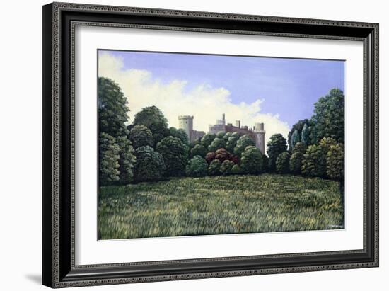 Warwick Castle, 1980 (Panel)-Liz Wright-Framed Giclee Print