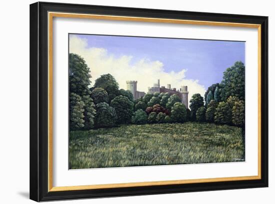 Warwick Castle, 1980 (Panel)-Liz Wright-Framed Giclee Print