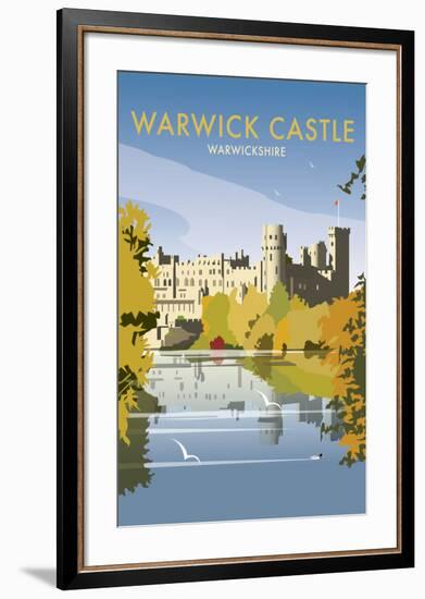 Warwick Castle - Dave Thompson Contemporary Travel Print-Dave Thompson-Framed Giclee Print