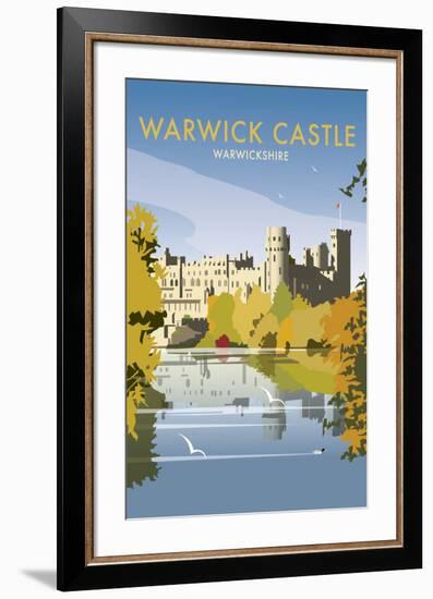 Warwick Castle - Dave Thompson Contemporary Travel Print-Dave Thompson-Framed Giclee Print